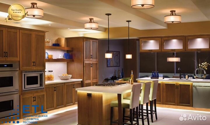 Умная система подсветки шкафов в трех цветах