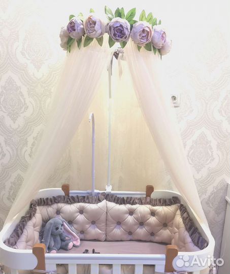 Бортики комплект в кроватку хэппи беби