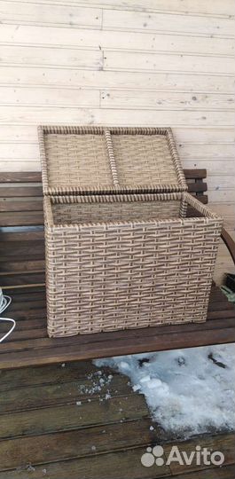 Плетеный короб, сундук