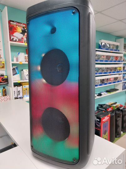 Мощная блютуз колонка с караоке. Гарантия, магазин