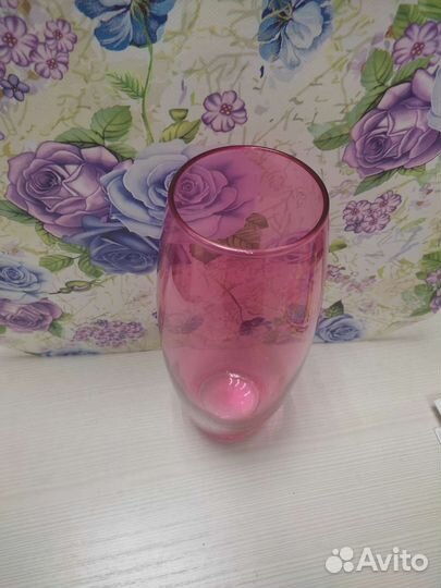 Ваза красная Икеа