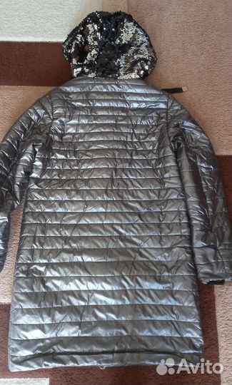 Пуховик деми для девочки 140-146-152см