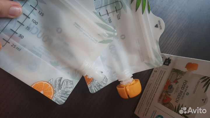 Многоразовые пакеты для детского питания 125 мл HB