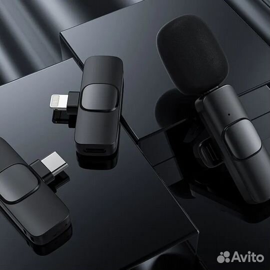 2 беспроводных микрофона Lightning для iPhone