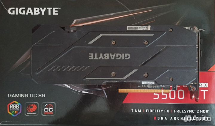 Видеокарта AMD Radeon rx 5500XT 8GB
