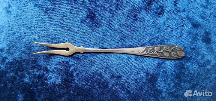 Серебро вилочка для лимона