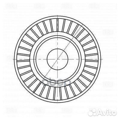 Ролик привод. ремня для а/м BMW 5 (E39) (95) 2