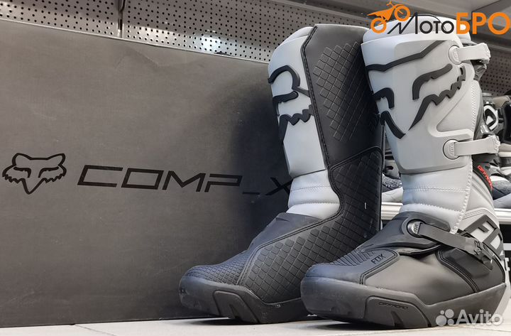 Мотоботы эндуро FOX серые