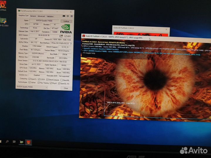 Видеокарта nvidia p4000 Quadro 8gb