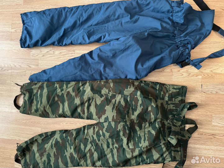 Штаны зимние, на подтяжках