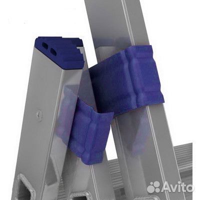 Трехсекционная лестница Alumet 3х9 алюминиевая 5309