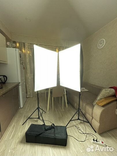 Софтбокс комплект 2шт с Лампами