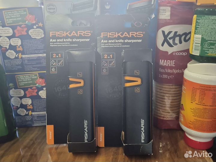 Точилка Fiskars для топоров и ножей из Финляндии