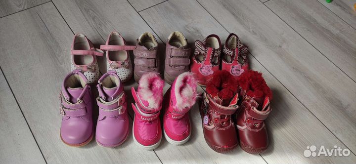 Обувь пакетом для девочки