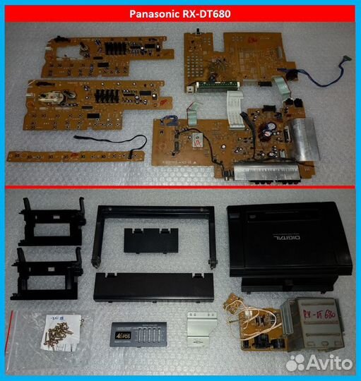 Panasonic: RX-DT680, RX-DT690, RX-CW 200L (разбор)