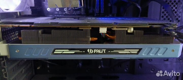 Видеокарта gtx 1070 8gb palit gamerock