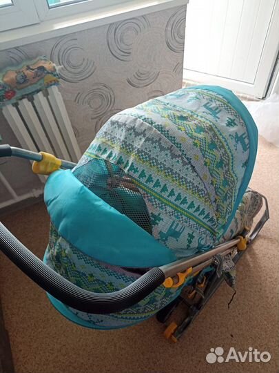 Детская коляска-санки