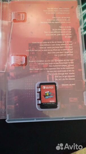 Игра Super Mario odyssey для nintendo switch