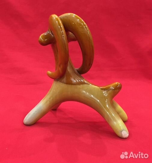 Статуэтка майолика. Архар, Баран. СССР