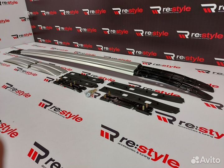 Рейлинги Mitsubishi Outlander с13г Серебро