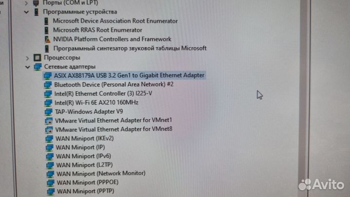 Usb lan ethernet адаптер asix ax88179A usb3.2 gen1