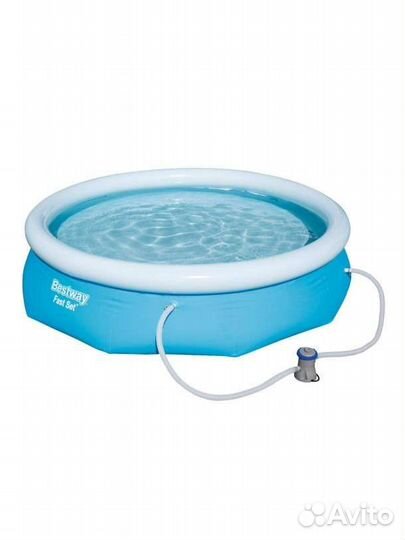 Бассейн Bestway Fast Set. 305x76. С насосом. Новый