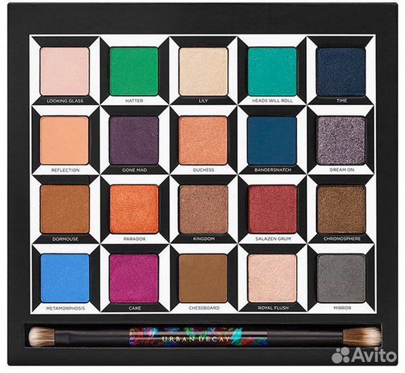 Палетка теней urban decay Alice