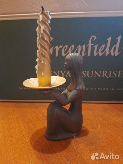 Подсвечник бронза старинный