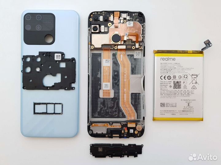 Realme narzo 50a, Realme c25s запчасти