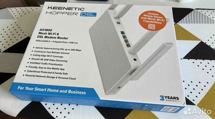 Wi-Fi роутер Keenetic Hopper, новый