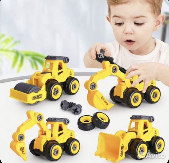 Разборные строительные машинки С отверткой