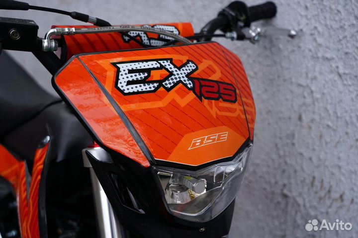 Питбайк BSE EX125 17/14 Blue Orange Ant (020)