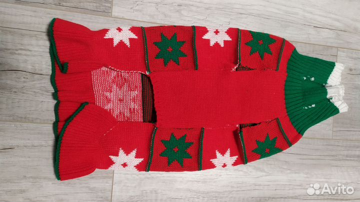 Свитер вязанный для собак