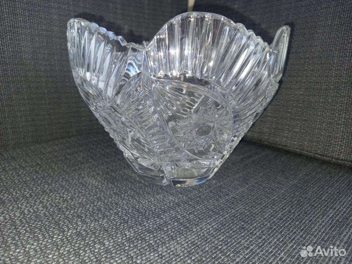 Хрустальный салатник большой, СССР