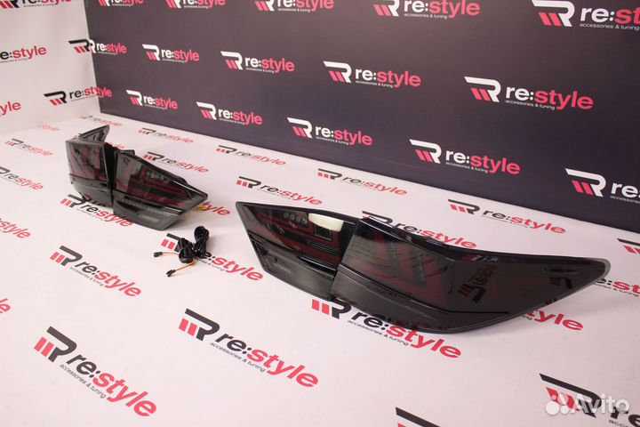 Стопы Lexus ES350 12-16г Стиль LS Дымчатые