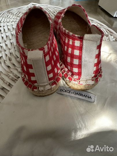 Dolce gabbana эспадрильи