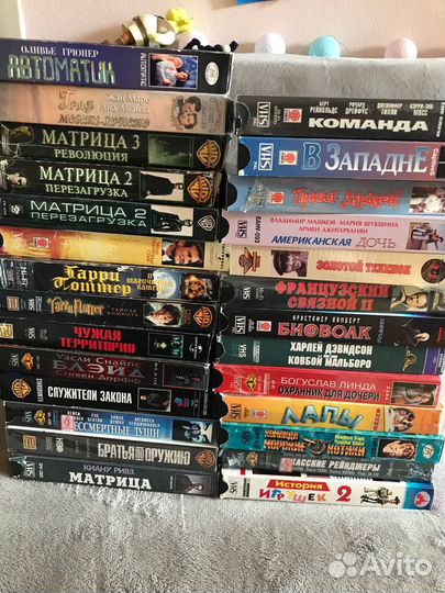 Видеокассеты VHS Терминатор, Матрица и тд