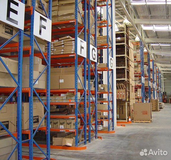 Стеллажи металлические бу для склада