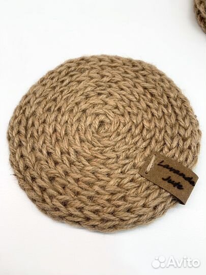 Подставка из джута под кружку