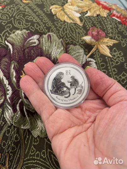 Монета серебряная 1 доллар 2016 год Елизавета 2