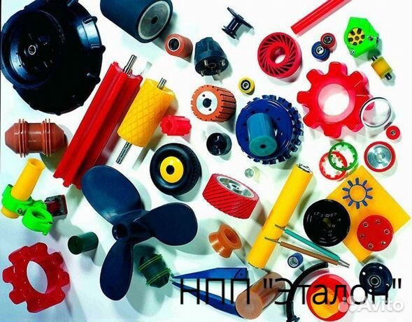 Изделия из полиуретана, резины, силикона