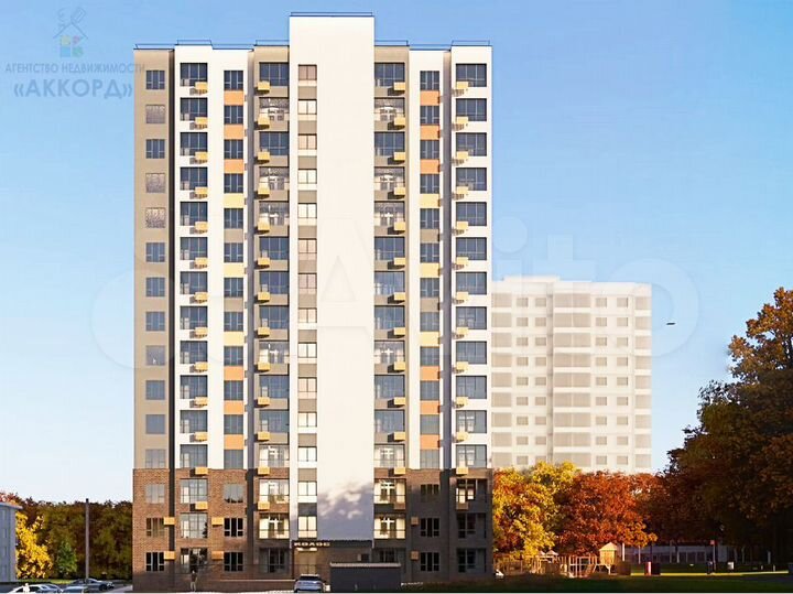 1-к. квартира, 40,5 м², 12/15 эт.