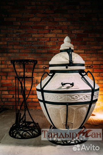 Тандыр сармат «Аладдин» с откидной крышкой