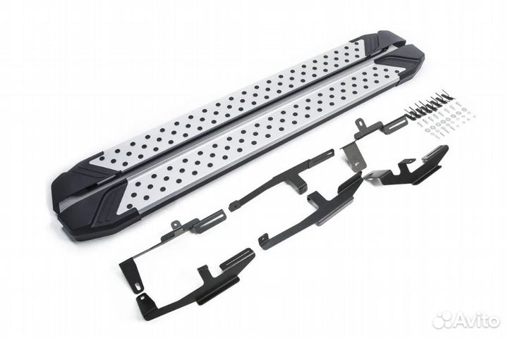 Порог-площадка Hyndai Creta 2g 2021+ (Bmw-Style D1