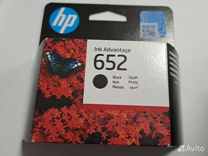 Картридж hp 652 f6v25ae