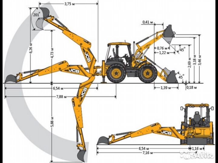 Экскаватор погрузчик JCB-4 CX