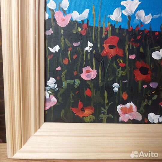 Картина акрилом на холсте