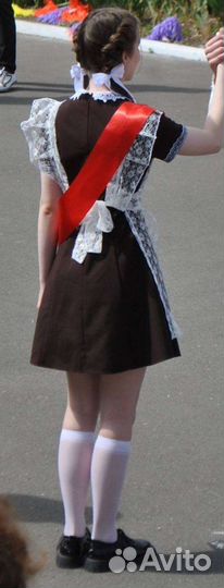 Школьная форма с фартуком