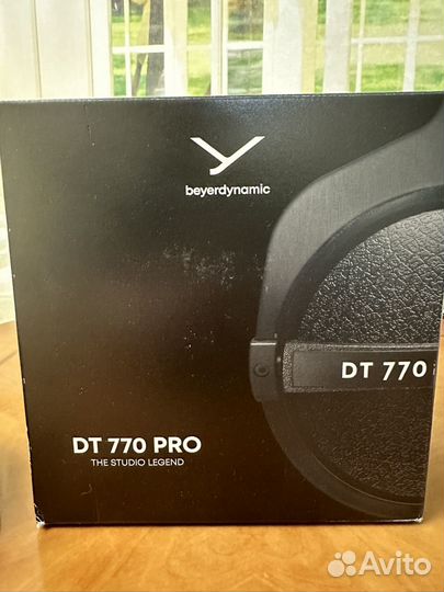 Наушники beyerdynamic dt 770 pro 80 ohm