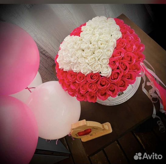 Букет мыльных роз. 101, 81, 71, 65, 55, 51 роза